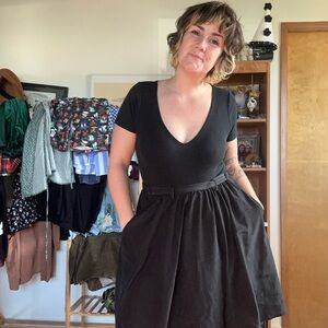 Basic Black Women's Skirt